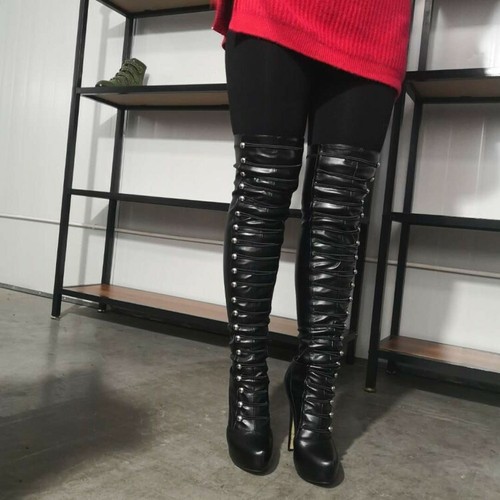 thigh high tight boots